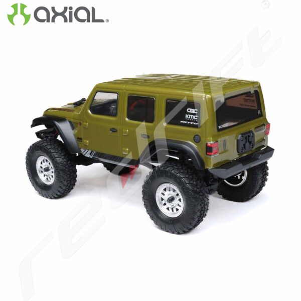 AXIAL: 1/24 SCX24 Jeep Wrangler JLU 4X4 Rock Crawler Brushed RTR Green - Image 5