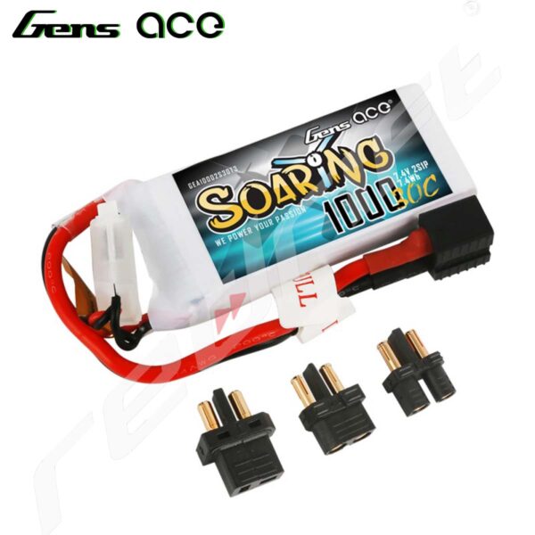 Gens Ace: 4Soaring 1000mAh 7.4V 30C 2S1P Lipo