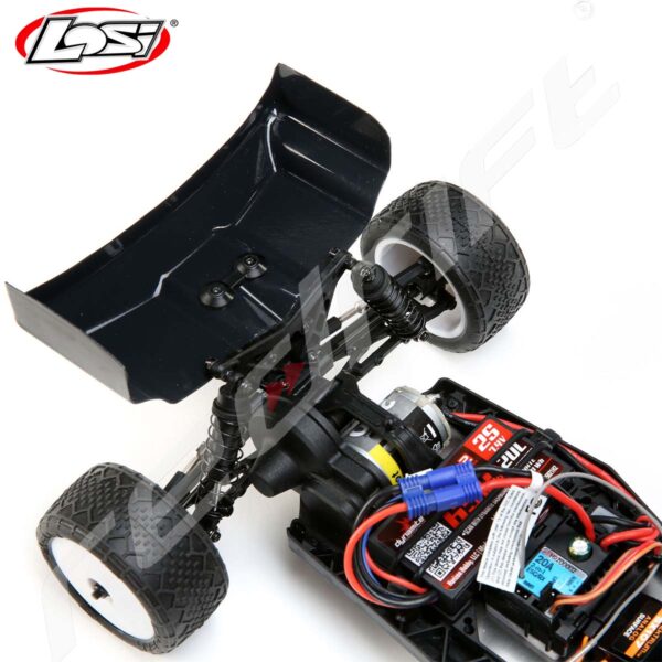 Losi: 1/16 Mini-B 2WD Buggy Brushed RTR, Blue/White - Image 11