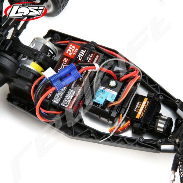 Losi: 1/16 Mini-B 2WD Buggy Brushed RTR, Blue/White - Image 12