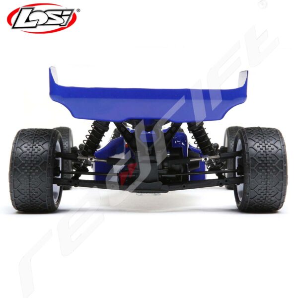 Losi: 1/16 Mini-B 2WD Buggy Brushed RTR, Blue/White - Image 7