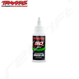 Augstas veiktspējas RC auto šoka eļļa Traxxas, 50WT, 60ml, ideāla RC modeļiem, veicina stabilu darbību un aizsardzību.