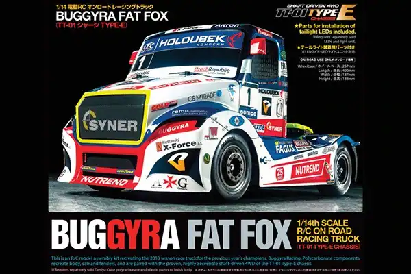 BUGGYRA FAT FOX radio vadāmā modeļa skats Latvijā, lielākais veikals ReDrift.