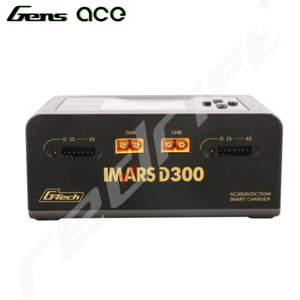 GensAce: iMars D300 G-Tech Channel AC/DC 300W/700W RC Battery Charger Black - Image 2
