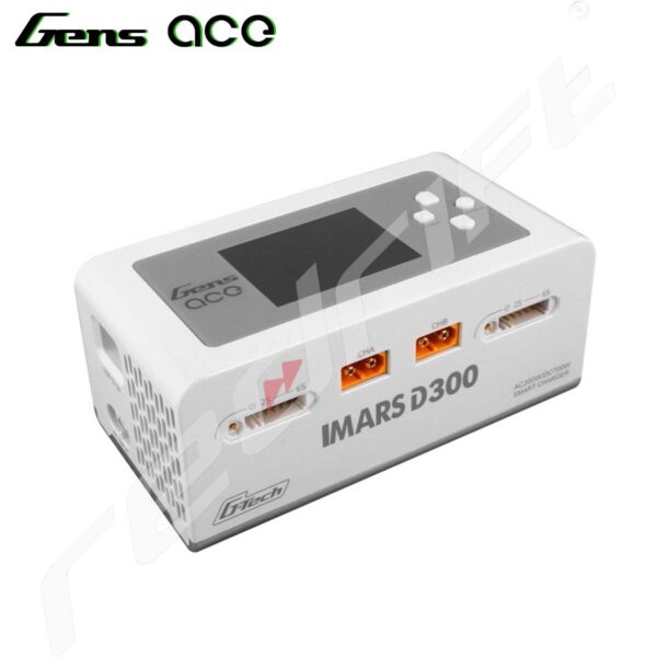 GensAce: iMars D300 G-Tech Channel AC/DC 300W/700W RC Battery Charger White - Image 3