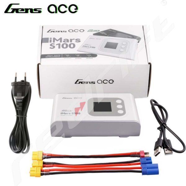 GensAce: iMars S100 G-Tech AC Balance RC Battery Charger-White - Image 5