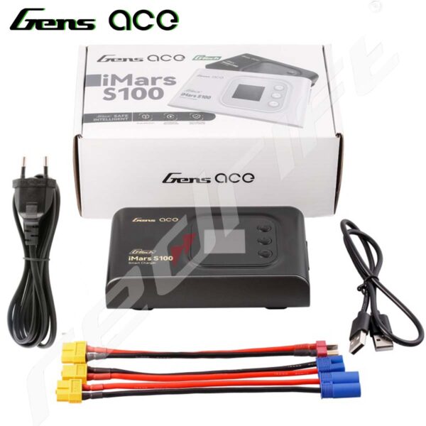 GensAce: iMars S100 G-Tech AC Balance RC Battery Charger-Black - Image 5