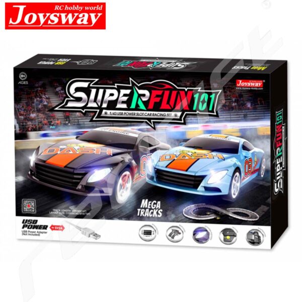 Joysway : Slotracing Track Superfun-101 1/43 USB-Power 268cm - Image 9