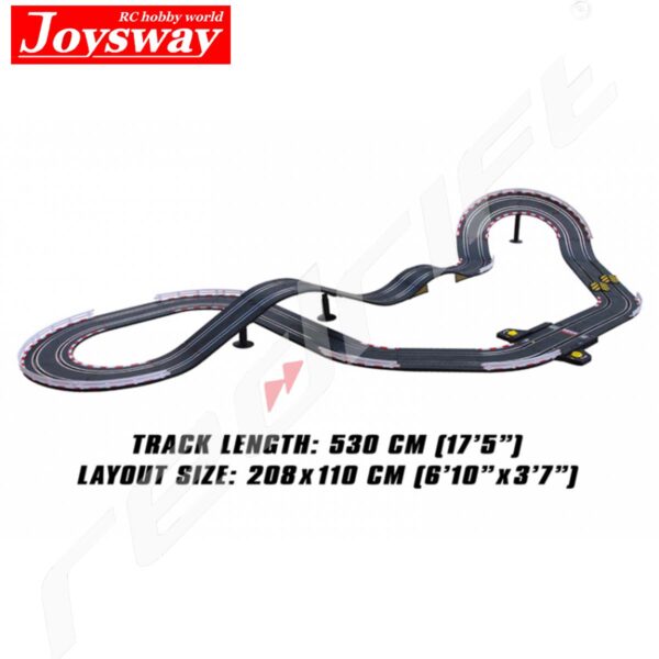 Joysway : Slotracing Track Superfun-206 1/43 USB-Power 530cm - Image 5