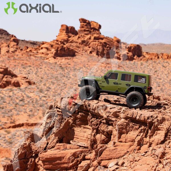 AXIAL: 1/6 SCX6 Jeep JLU Wrangler 4X4 Rock Crawler RTR: Green - Image 25