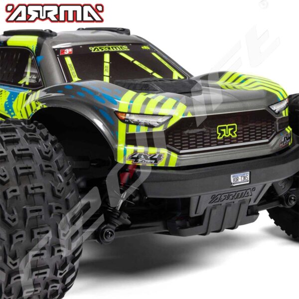 Arrma: 1/10 VORTEKS 223S DSC 4X4 RTR Brushless Stadium Truck, Teal - Image 11