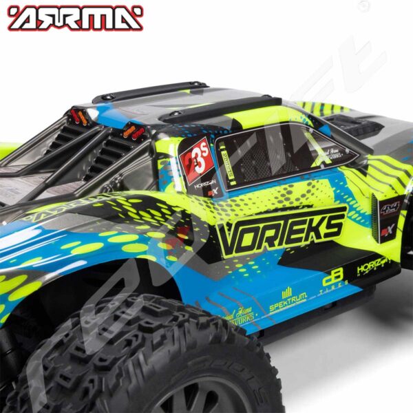 Arrma: 1/10 VORTEKS 223S DSC 4X4 RTR Brushless Stadium Truck, Teal - Image 12