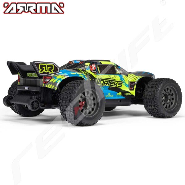 Arrma: 1/10 VORTEKS 223S DSC 4X4 RTR Brushless Stadium Truck, Teal - Image 5