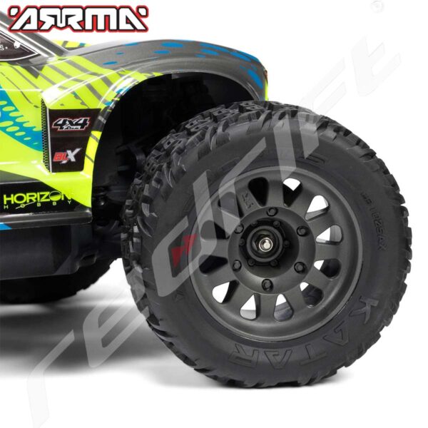 Arrma: 1/10 VORTEKS 223S DSC 4X4 RTR Brushless Stadium Truck, Teal - Image 10