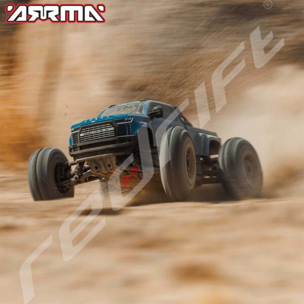 Arrma: 1/10 BIG ROCK 223S DSC 4X4 RTR Brushless Monster Truck, Blue - Image 12
