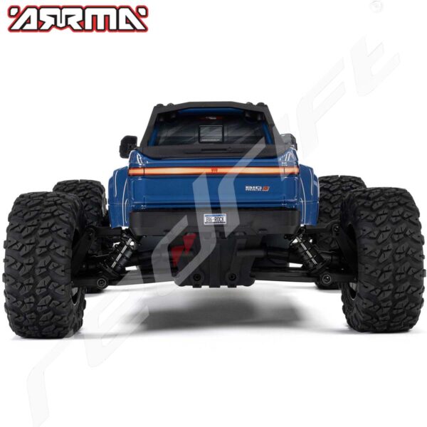 Arrma: 1/10 BIG ROCK 223S DSC 4X4 RTR Brushless Monster Truck, Blue - Image 5