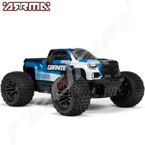 Arrma: 1/10 GRANITE 223S DSC 4X4 RTR Brushless Monster Truck, Blue - Image 3