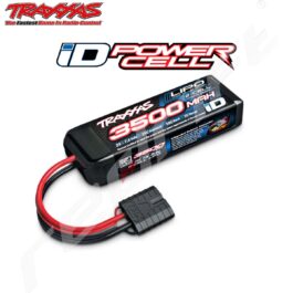 LiPo akumulators 3500mAh 2S 7.4V 50C modeļiem, augstas veiktspējas RC auto akumulators.