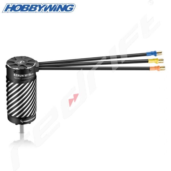 Hobbywing: Motor EzRun 56118SL 1600kV Black G2 Sensorless 1/7-1/8 - Image 2