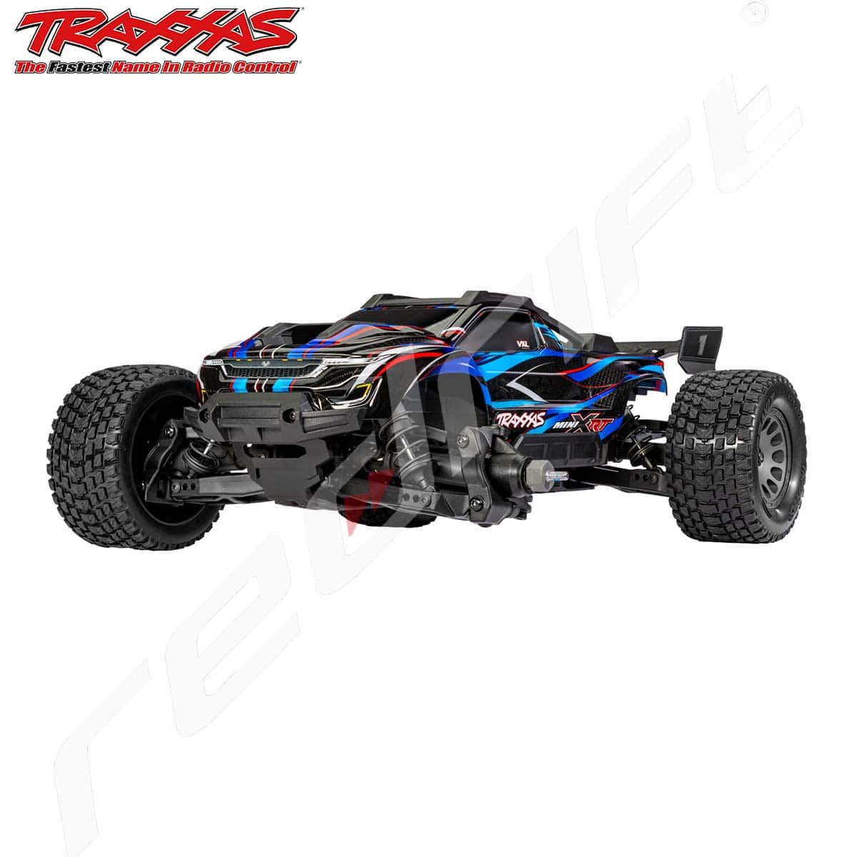 Augstas veiktspējas radiovadāms auto drifts, sporta dizains Traxxas Mini XRT modeļa.