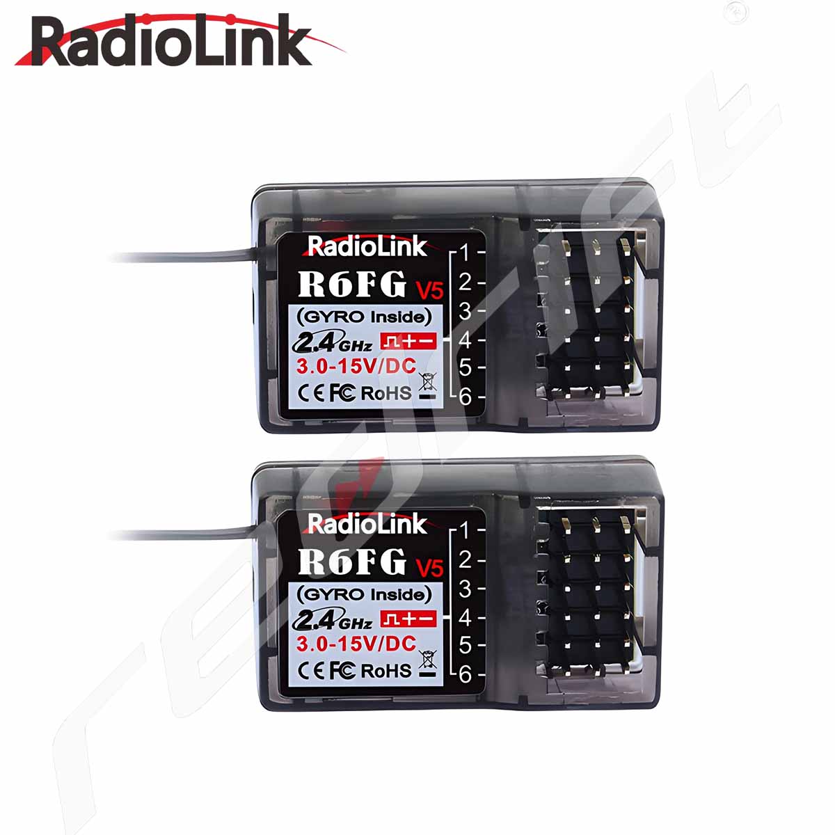RadioLink: RC4GS V3 RC Transmitter with 2x R6FG Receiver - Image 2