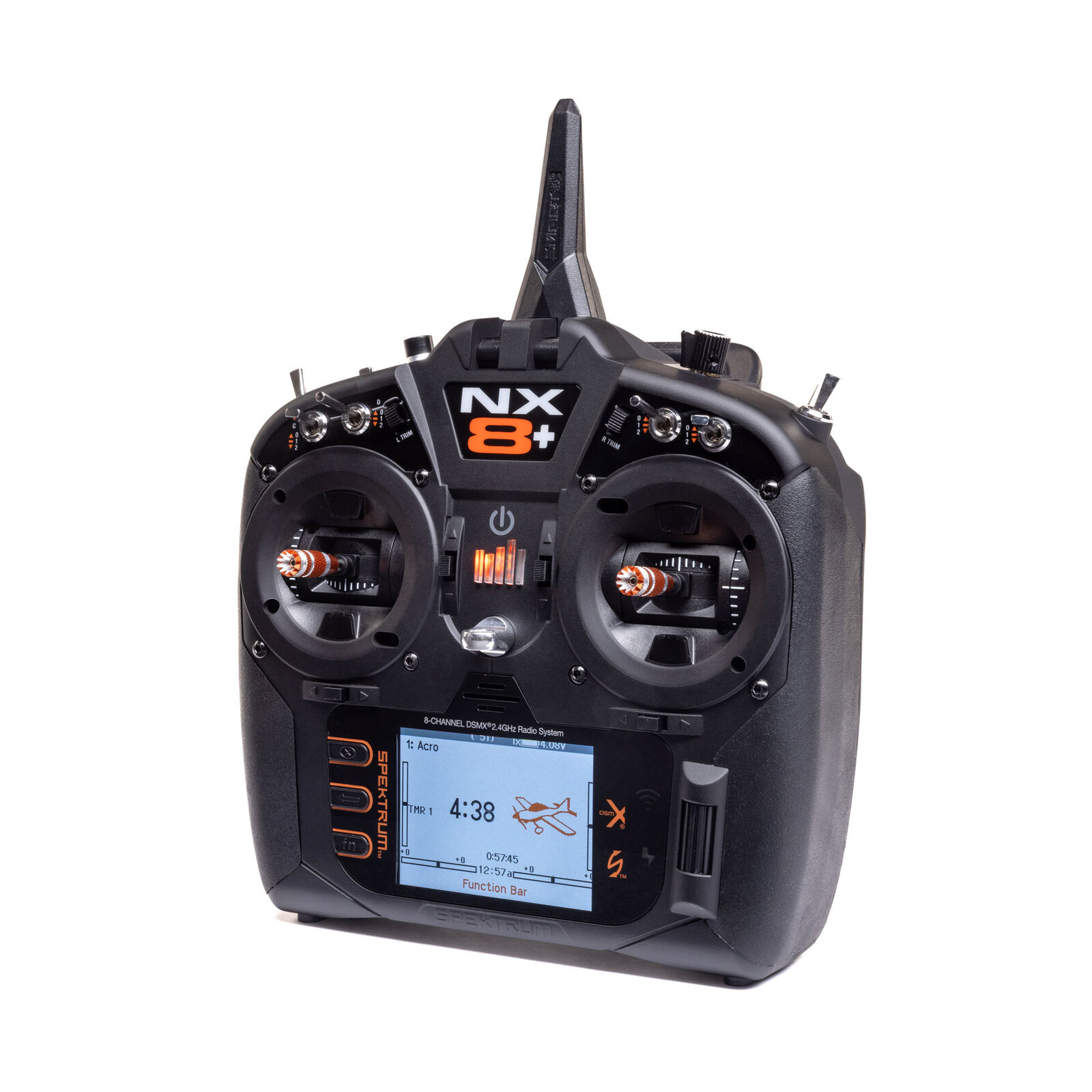 Spektrum:NX8+ 20-Channel DSMX Transmitter Only